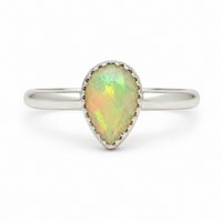 "Opal Aurora" Opal Ring (size 7.5)