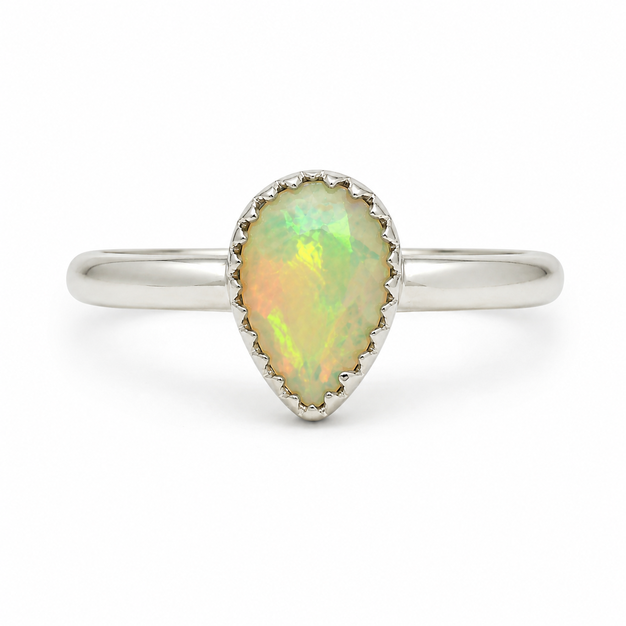 "Opal Aurora" Opal Ring (size 7.5)