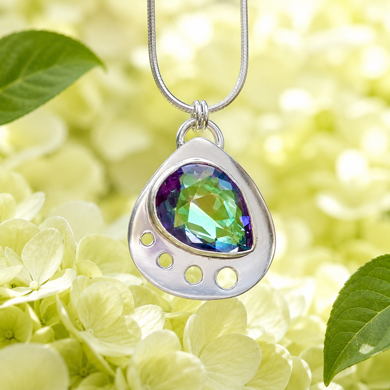 "The Mystic" Mystic Quartz Pendant