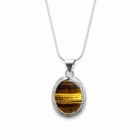 "Eye of the Tigress" Tiger's Eye Pendant