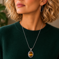 "Eye of the Tigress" Tiger's Eye Pendant