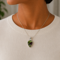 "Heart of a Dragon" Dragon Blood Jasper Pendant