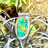 "Together is our Favorite Place" Chrysocolla Pendant