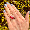 "Queen of Hearts" Chrysoberyl (cat's eye) Ring (Size 4.5)
