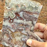 "Terra Music" Crazy Lace Agate Pendant