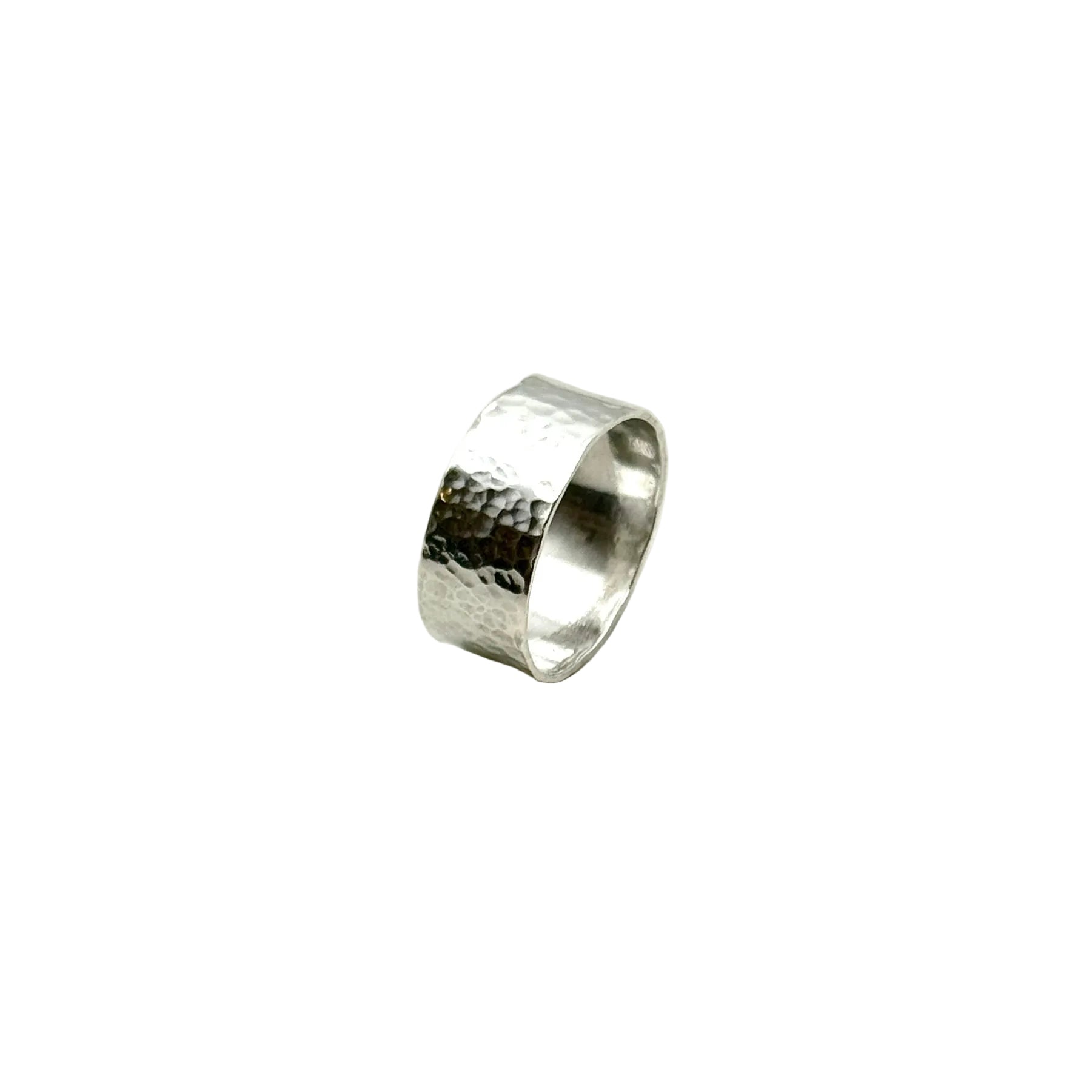 Hammered Sterling Silver Ring -- made to order in your size